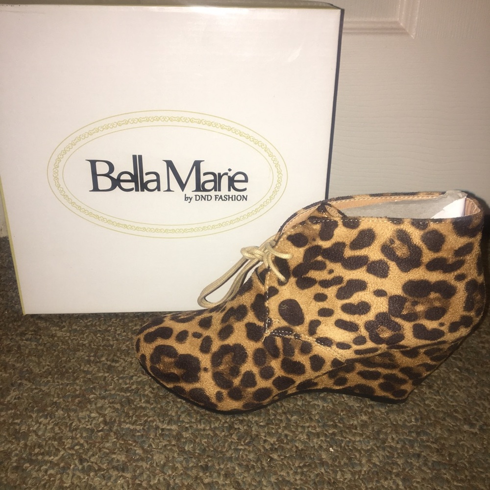 Leopard Print Wedges